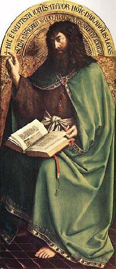 Jan Van Eyck St John the Baptist oil painting image
